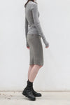 Marc Le Bihan Silk Shrink Classic Long Sleeve Base Top 26900 Series Handmade in France MLB-26900-HUI Grey